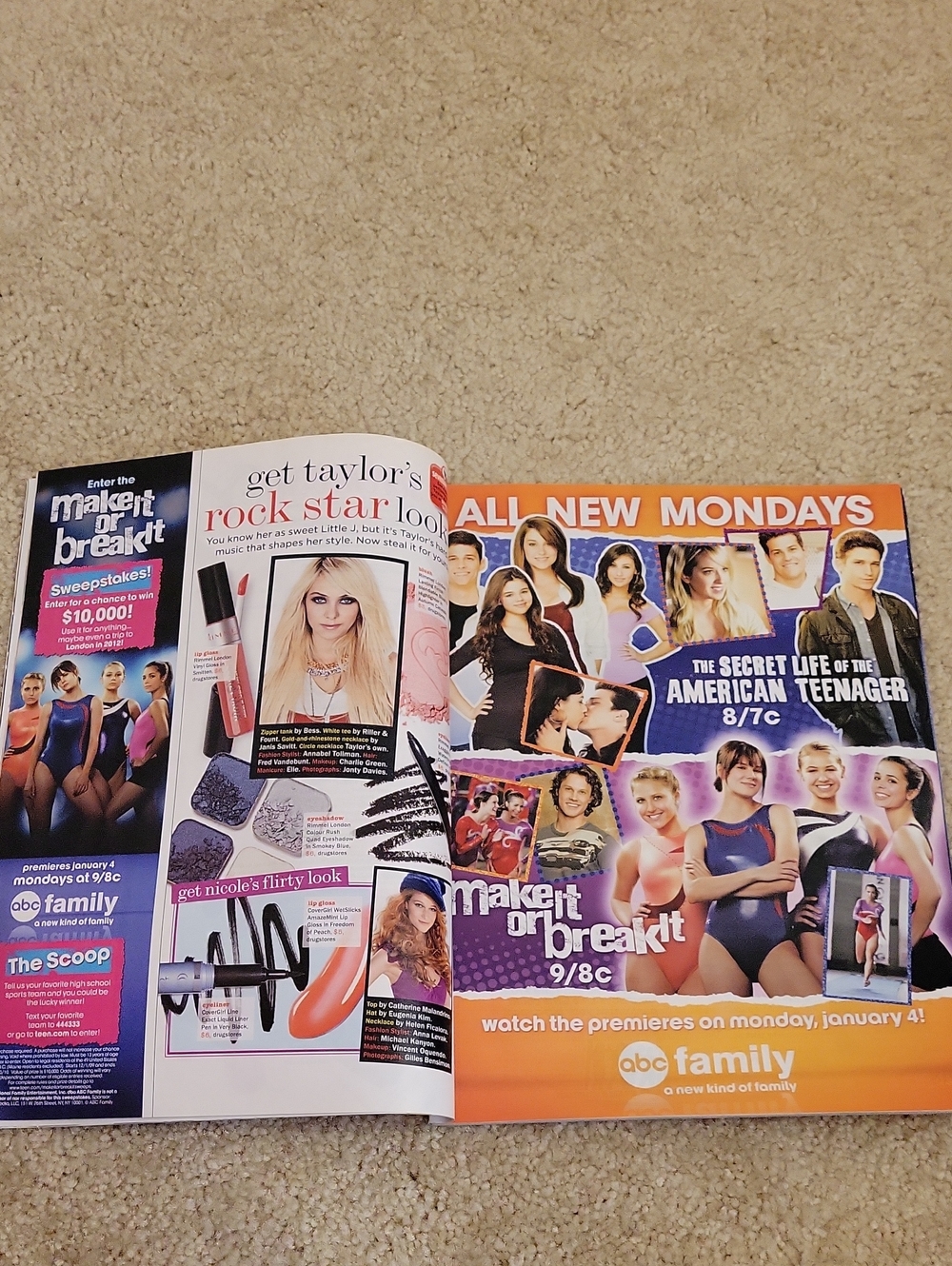 RARE Like New Seventeen February 2010 Magazine - Picture 6 of 8
